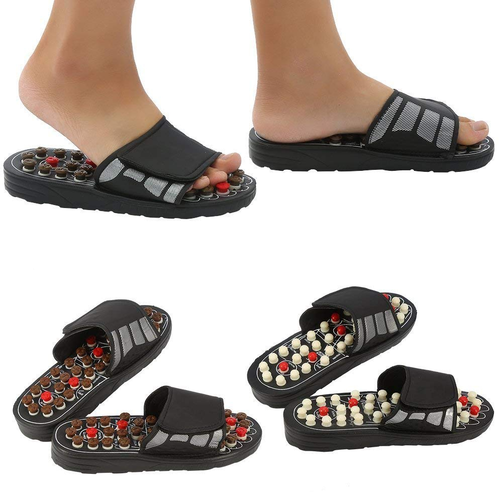 Adjustable Foot Acupuncture Massage Slippers