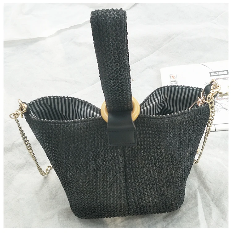 Women's Vintage Straw Bag