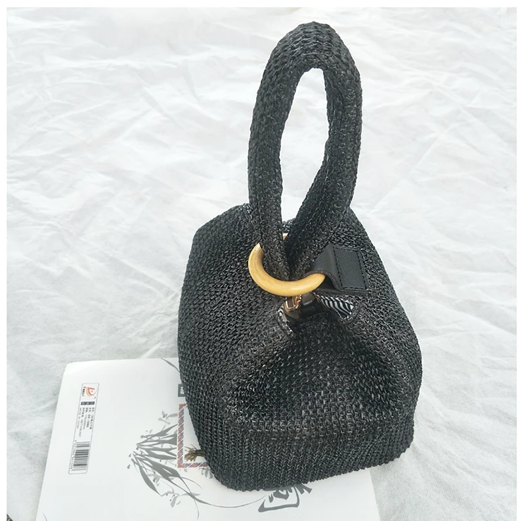 Women's Vintage Straw Bag