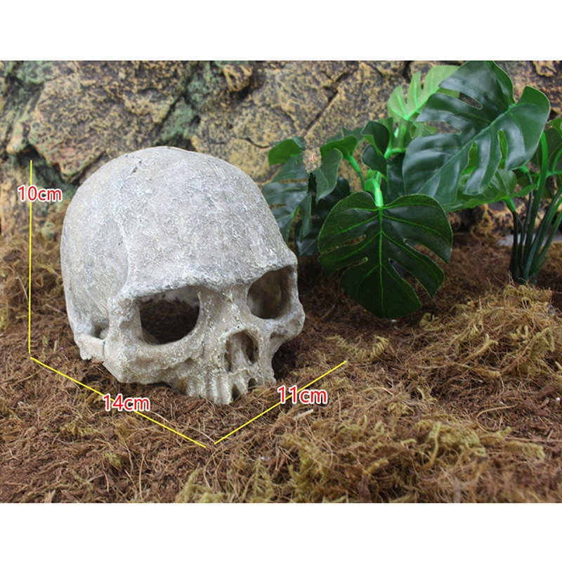 Skull Figurine Aquarium Decor