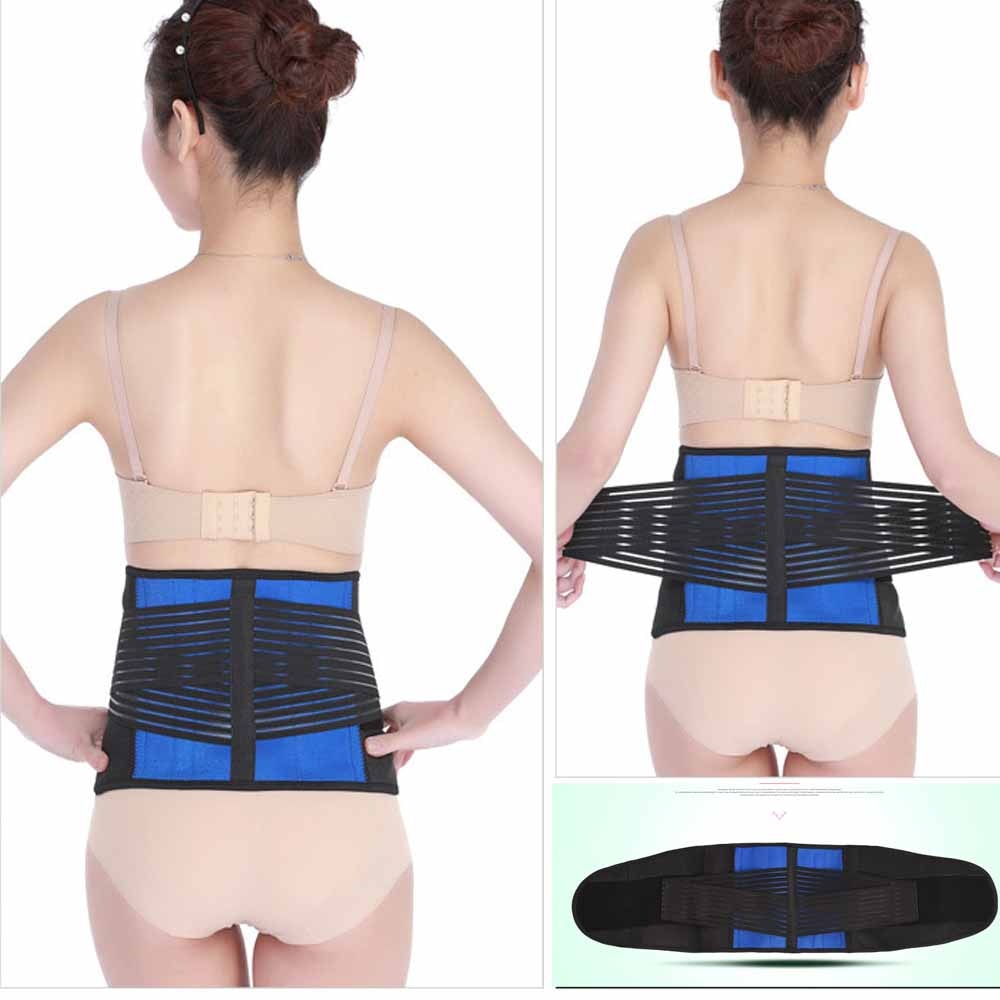 Adjustable Neoprene Double Pull Back Support Belt Plus Size