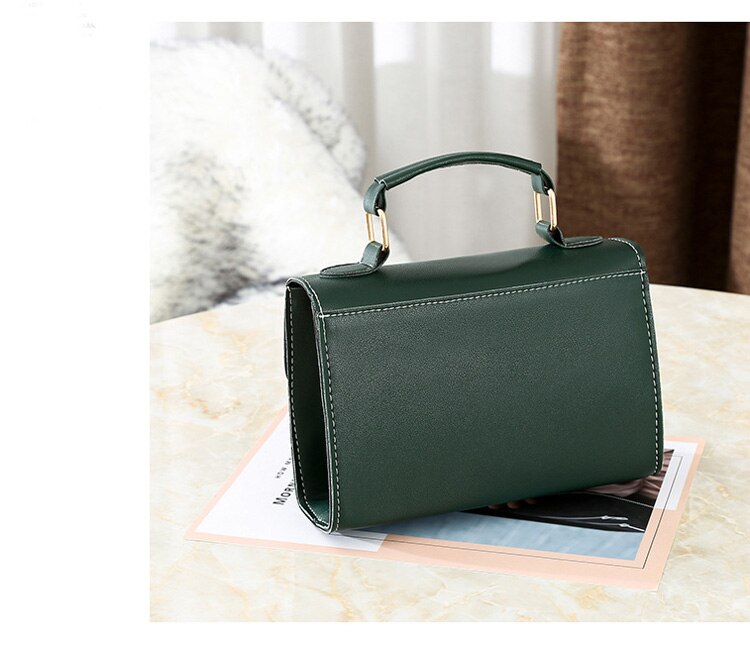 Women's Solid Leather Handbag