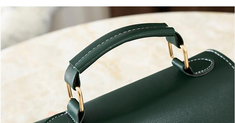 Women's Solid Leather Handbag