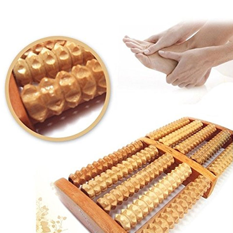 Wooden Foot Roller Massager