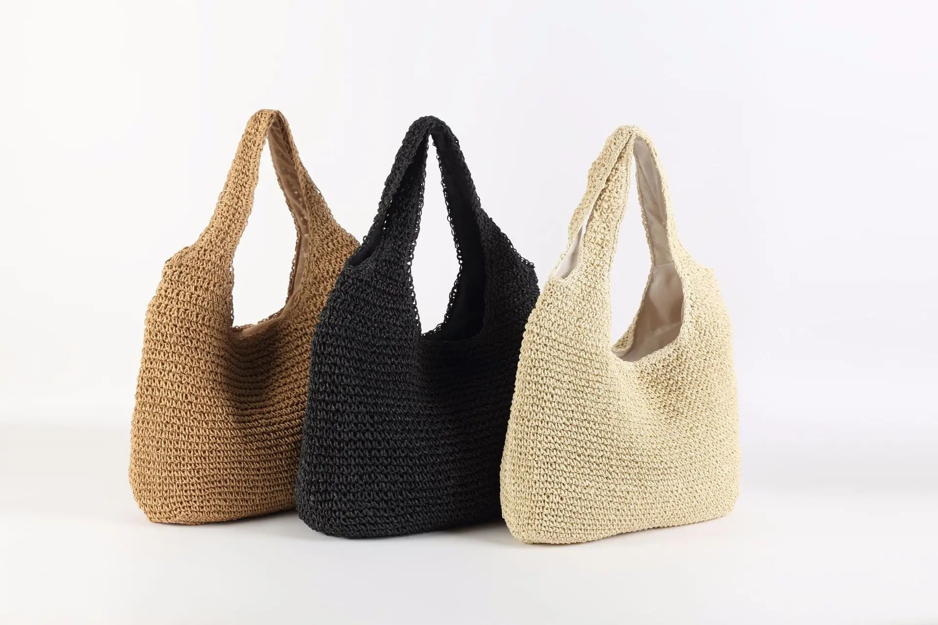 Women's Straw Shoulder Bag